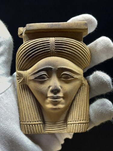 Statuette tête déesse - tête, de