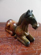 Cheval Sculpture Pierre dure  L 15 cm