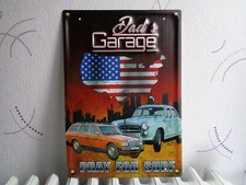 TOLE METAL DAD GARAGE PEUGEOT