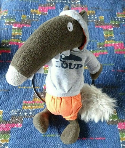Hb2 doudou peluche loup short - hb2/,