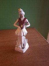 FIGURINE , PORCELAINE ART DECO