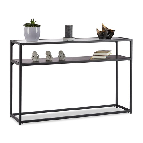 Table console verre - console, dos