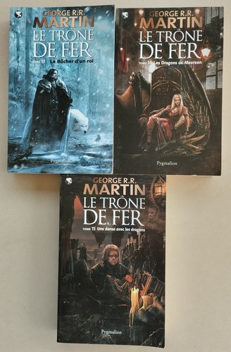 Lot livres trône de - 3,