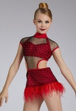 NEW FIGURE ICE SKATING BATON TWIRLING DANCE COMPETITION COSTUME ADULT & CHILD