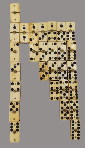 Jeu dominos complet ancien - jeu, de