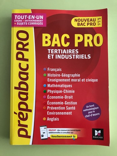 Livre méthode prépabacpro - livre,