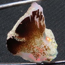 10,15 CT 100% Naturel Éthiopien Opale Brut Welo Feu Opale Brut 17x22x9 Mm Sr225