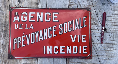 Plaque émaillée