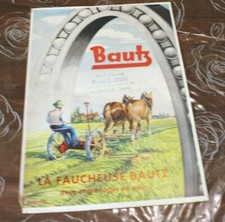 FAUCHEUSE BAUTZ  prospectus brochure 