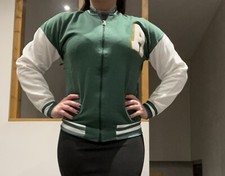 Veste Teddy Bomber Vert Et