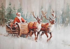 Affiche d'art mural de Noël