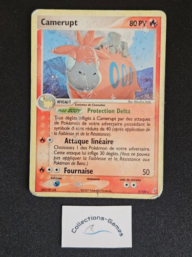 Carte pokémon camerupt - camerupt, 3/100