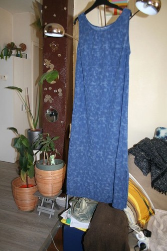 Robe longue oversize - , bleu