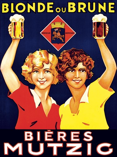 Poster affiche biere mutzig - biere,