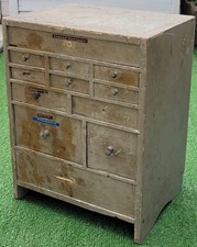 Ancien meuble de métier /Layette d horloger ...en sapin