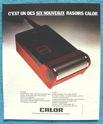 Publicité papier rasoir - publicité,