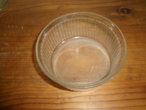 Ancien plat verre - plat,