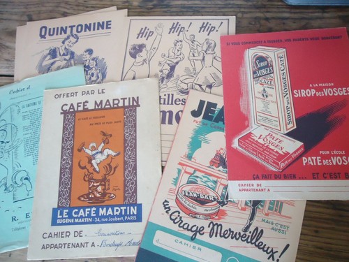 Lot ancien protege cahier - ancien, protege-cahier