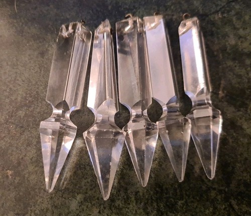 Pampille ancienne cristal ou - 1,