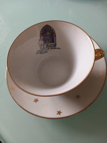 Tasse soucoupe ancienne - et,