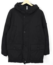 Sandro Polar New Veste Homme Grand à Capuche Bas Rembourré Noir Parka