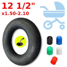 CHAMBRE A AIR 12 1/2" x 1.5-2.1 POUSSETTE TROTINETTE VELO ENFANT VALVE COUDEE 45