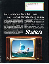 PUBLICITE  1968   RADIOLA