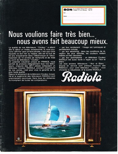 Publicite 1968 radiola - ,