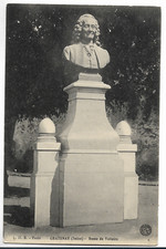 CPA " CHATENAY - Buste de Voltaire