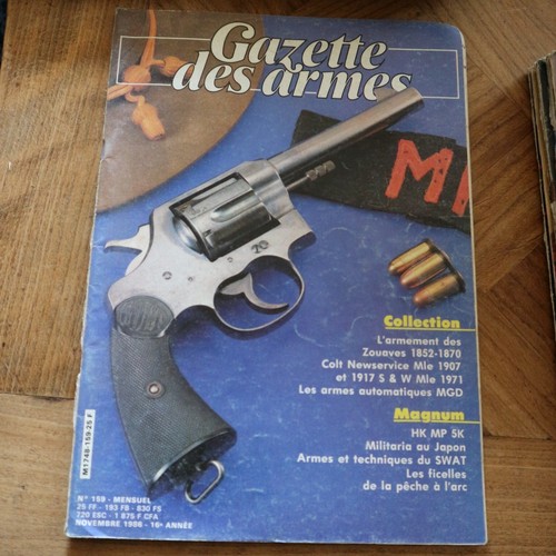 Revue gazette armes 159 1986 - revue,