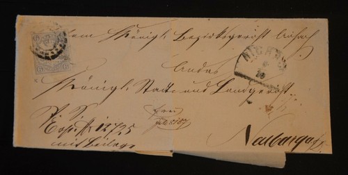 Lettre croiseur bavière kr - croiseur, 6