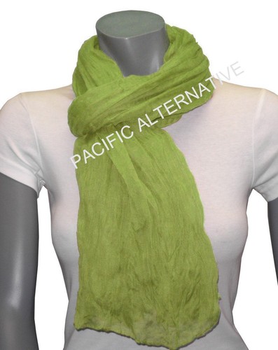 Foulard vert clair - grand, gros
