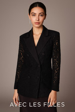 Veste dentelle noire Avec Les