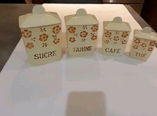 Lot anciens de 4 pots de