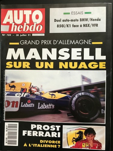 Auto hebdo 789 07 1991 - auto,