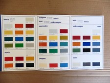 nuancier peinture Poids Lourds, iveco, mack, mercedes, pegaso, volvo, man, unic