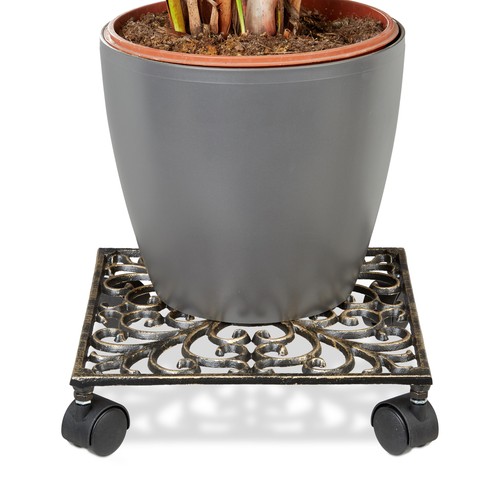 Porte plantes roulettes - à,