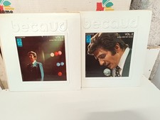 Lot de 2 albums triple disque vinyle 33 tr. Gilbert Bécaud. N°2 et N°5 EMI