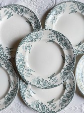 6 Assiettes Plates Terre de
