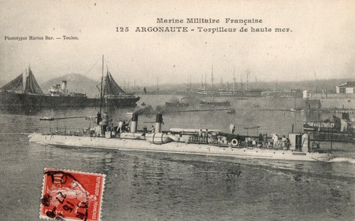 Cpa torpilleur haute - torpilleur, mer