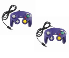 2 X Manette pour Nintendo Wii, Wii U et Gamecube - Violet