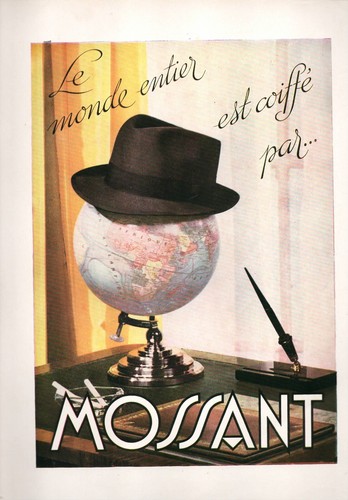 Publicite chapeaux hats - ad,