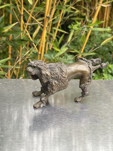 Bronze chien caniche - bronze,