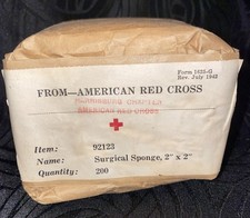 Boîte de 200 pansements  US  1942 ww2