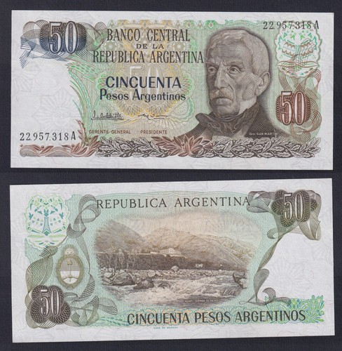 Billet argentins pesos - billet, 50