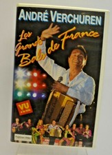 ANCIEN K7 CASSETTE VHS ANDRE VERCHUREN MAGNETOSCOPE  AUDIO DISQUE VYNILE CD