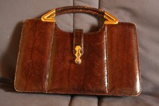 Sac vintage peau de serpent