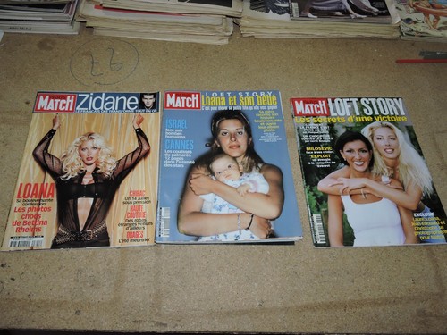 Lot paris match - loana, jennifer