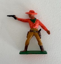 FIGURINE STARLUX COW BOY   CHAPEAU ORANGE Rare