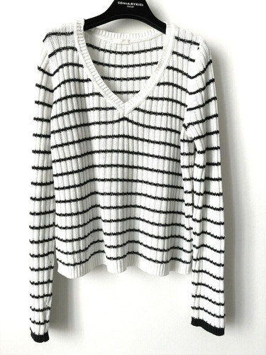 Pull blanc coton mélangé col - coton,